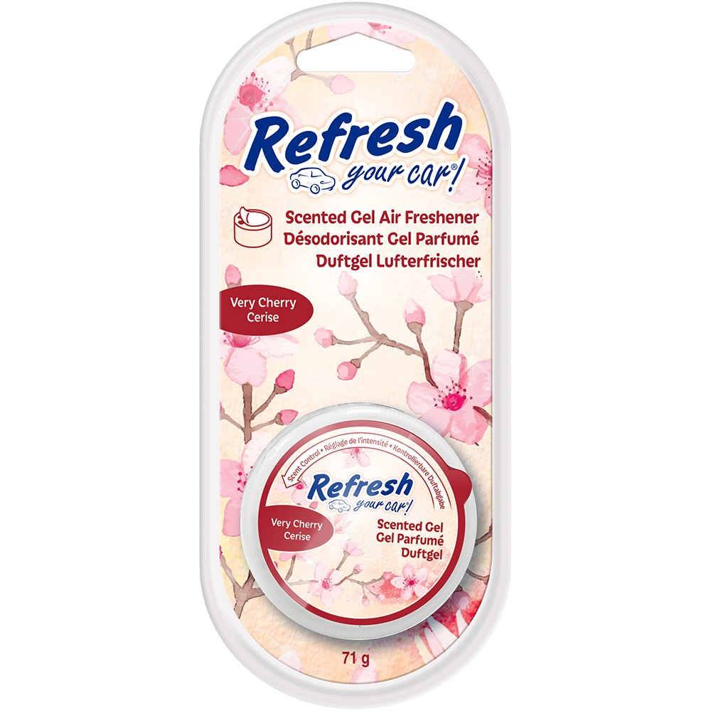 Image for Refresh Your Car 301411200 Air freshener Gel Can 2.5oz Very Cherry