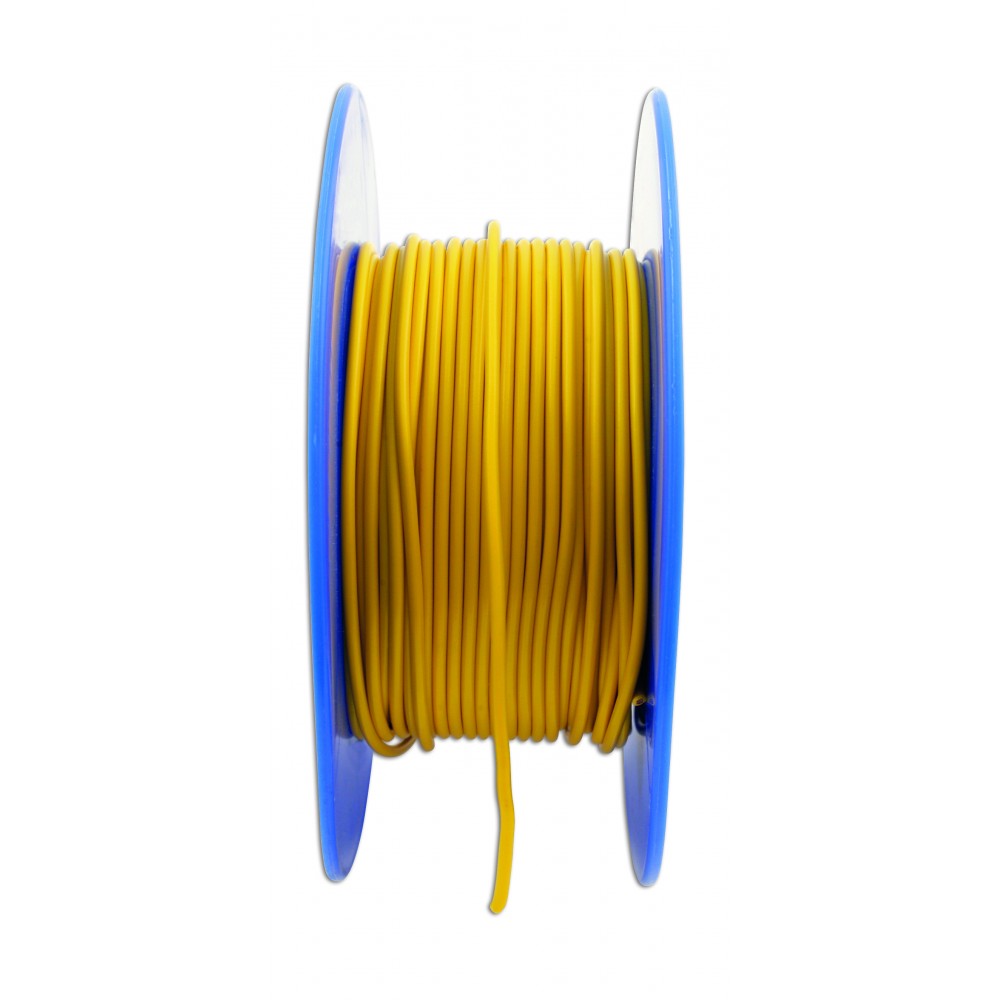 Image for Connect 30027 Yellow Thin Wall Single Core Auto Cable 32/0.20 50m
