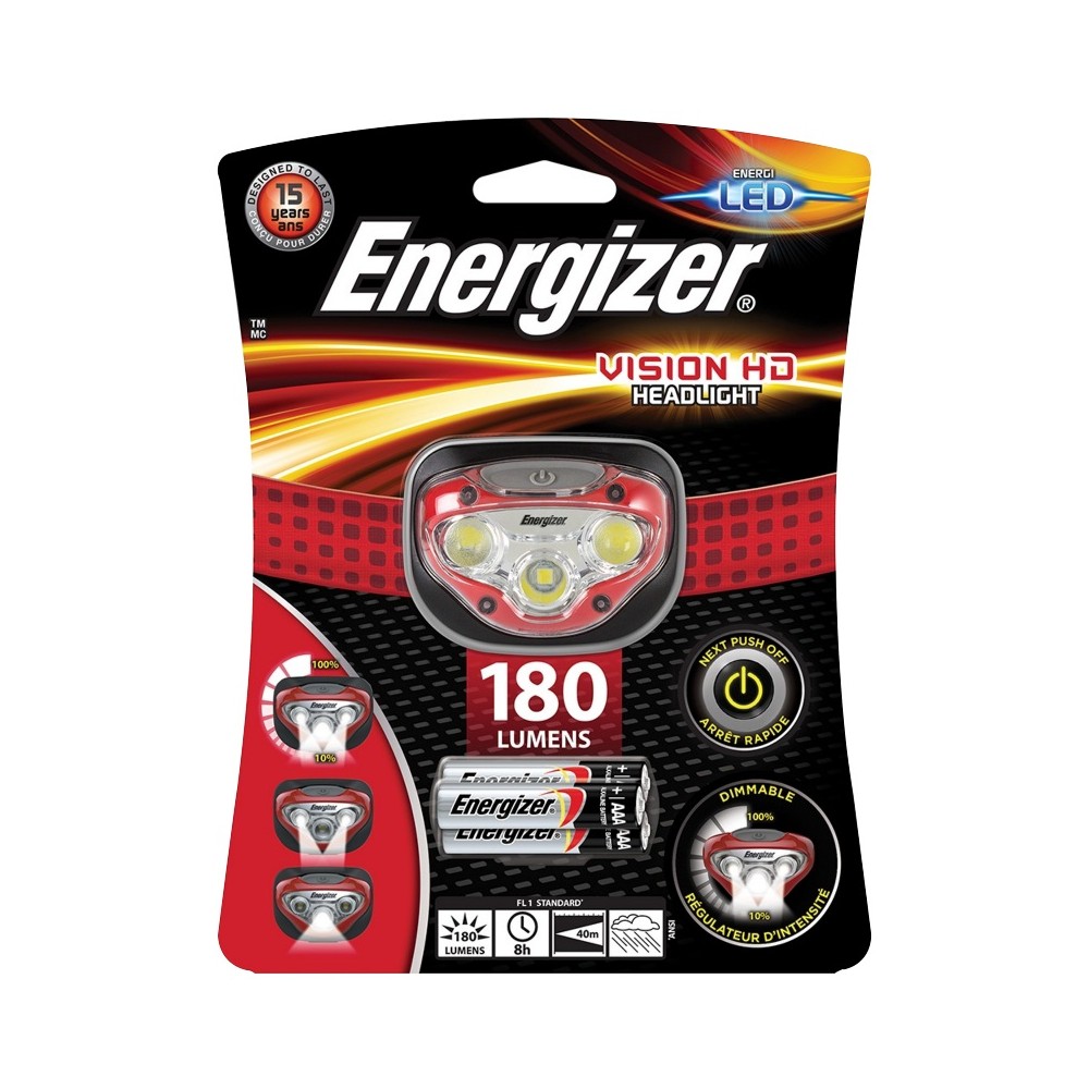 Image for Energizer E300808800 LED HD Headlight inc 3AAA 200 Lumens
