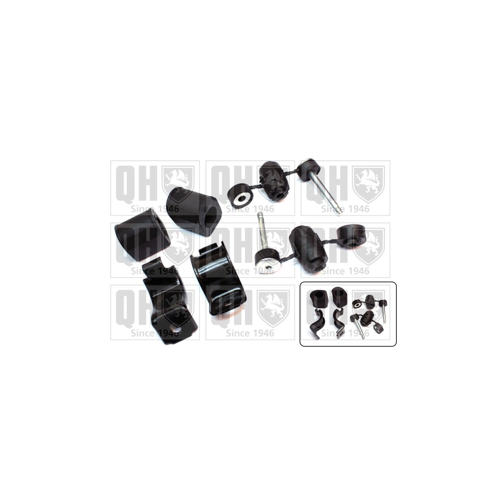 Image for QH EMBK3062 Stabiliser Bar Bush Kit - Front LH & RH (Inner, Outer)