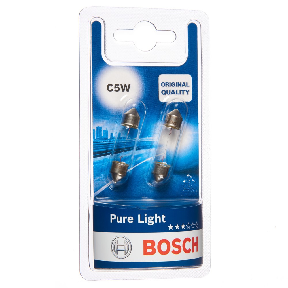 Image for Bosch Pure Light C5W 12V 5W Set