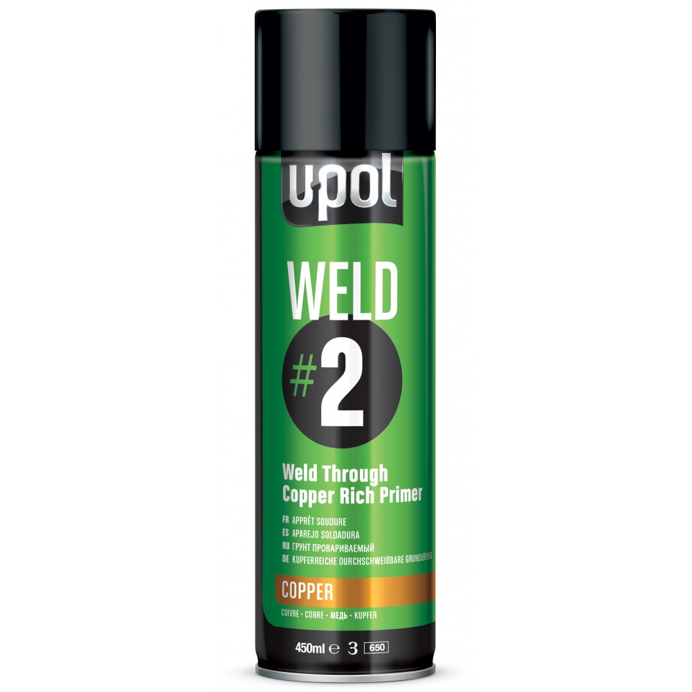 Image for U-Pol Weld Through Primer 450ml - Copper