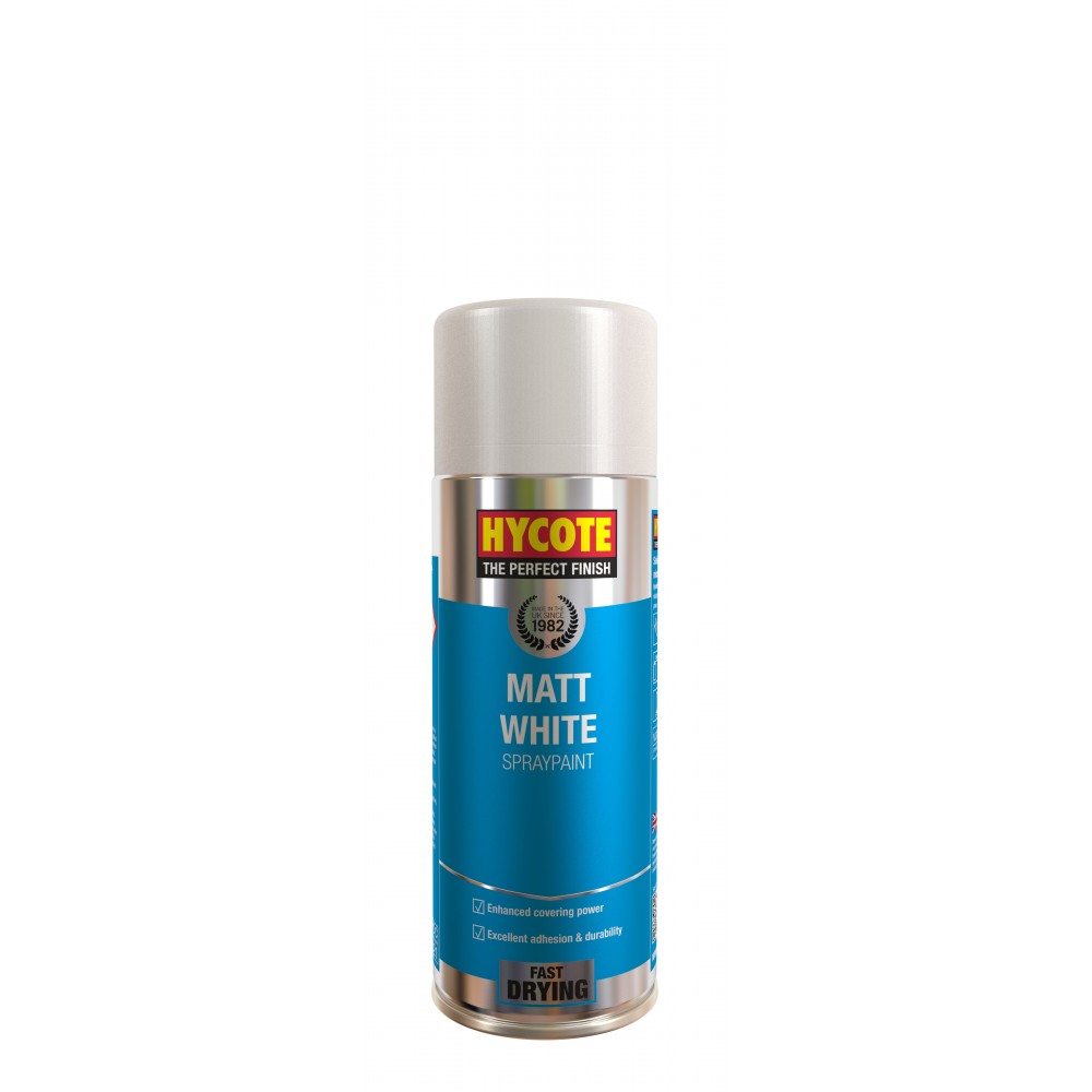 Image for Hycote XUK1000 Matt White Paint 400ml