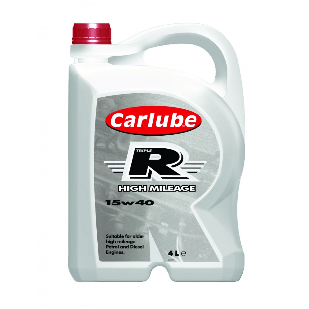 Carlube Triple R 15w40 High Mileage Semi Synthetic Engine 