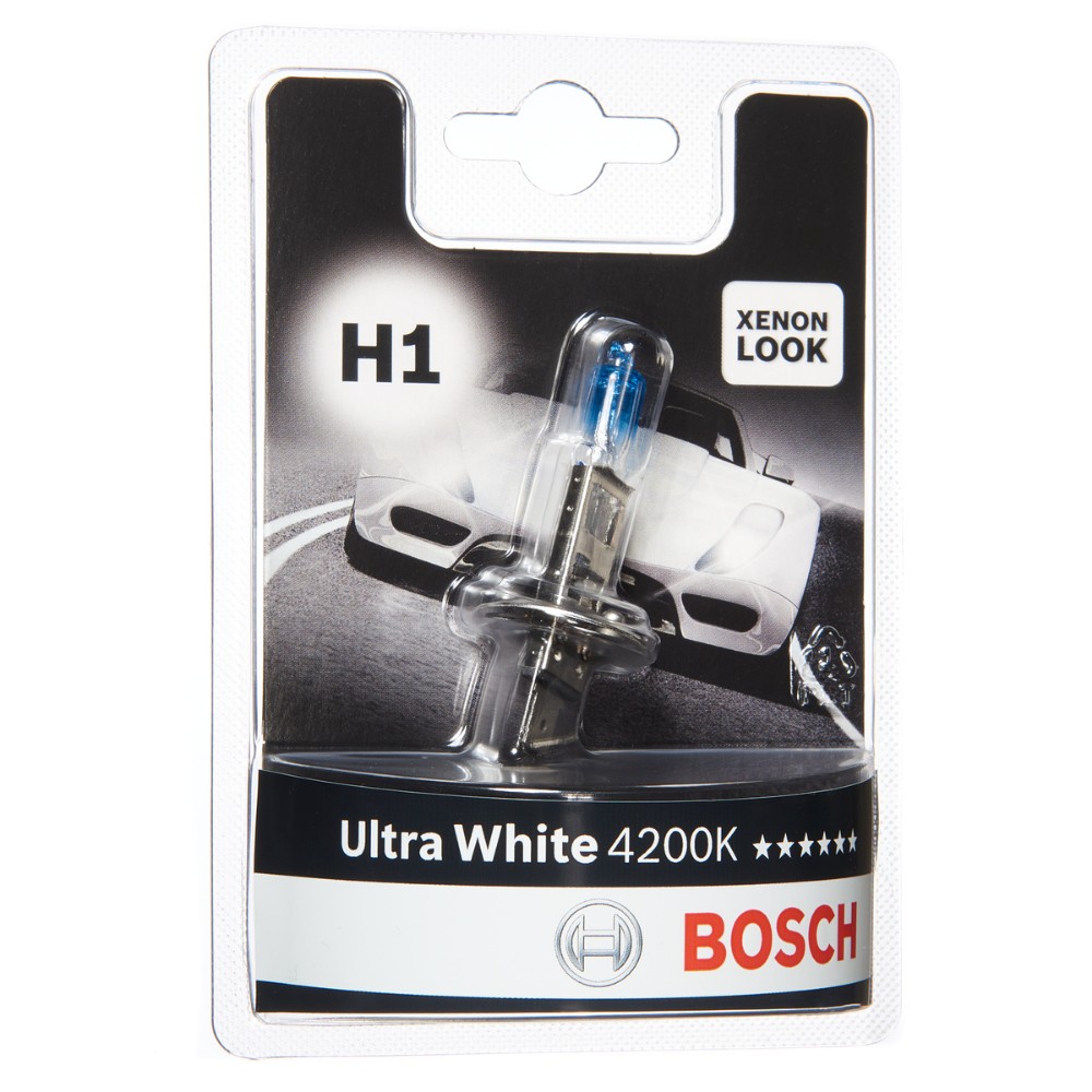 Image for Bosch Ultra White H1 12V 55W Single Bulb