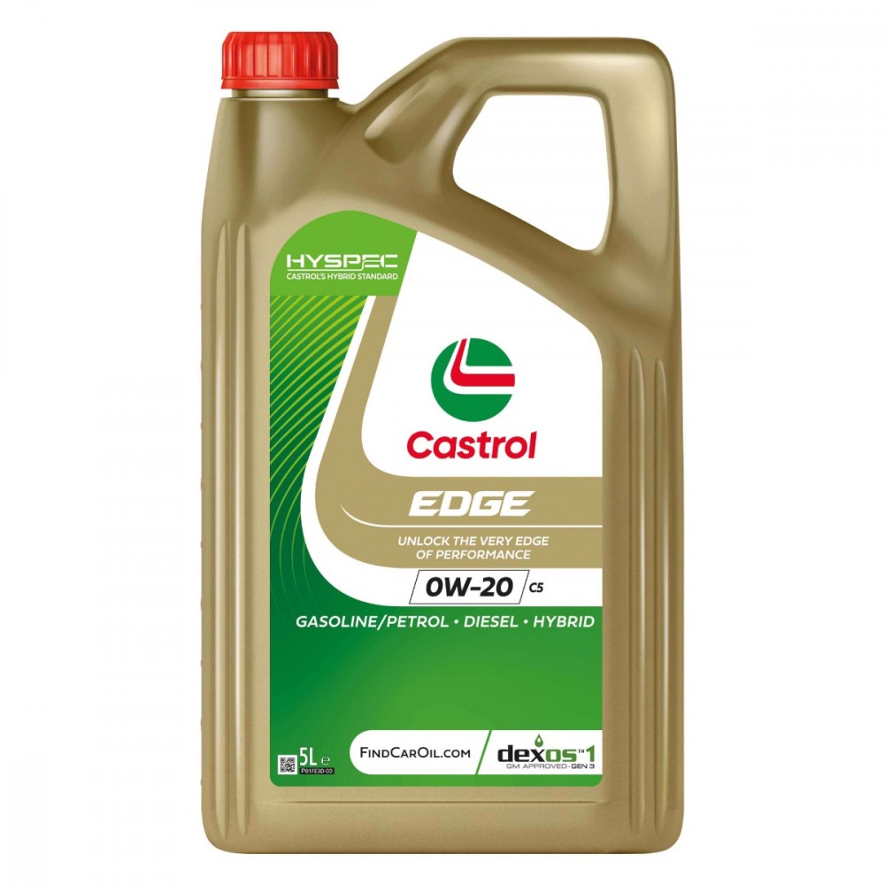 Image for Castrol EDGE 0W-20 C5 Engine Oil 5L