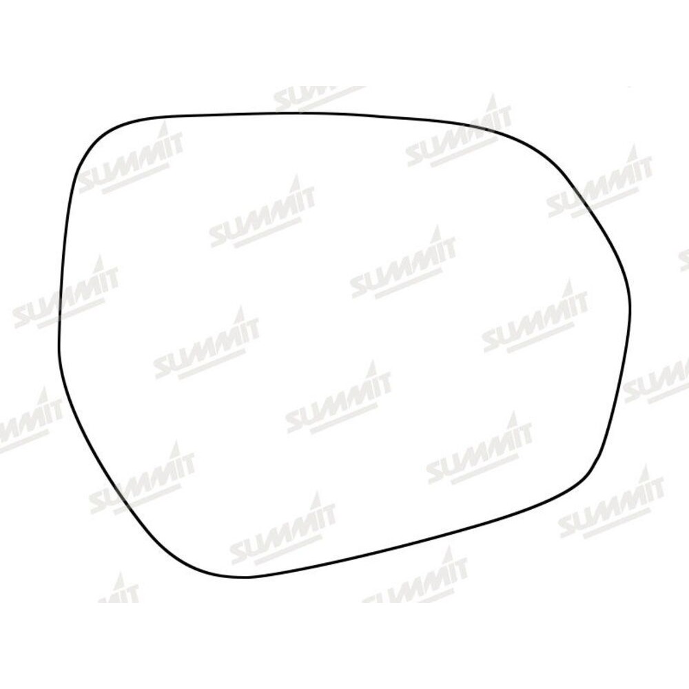 Image for Summit Stick-On std Mirror Glass Ford Fiesta 17 on RHS