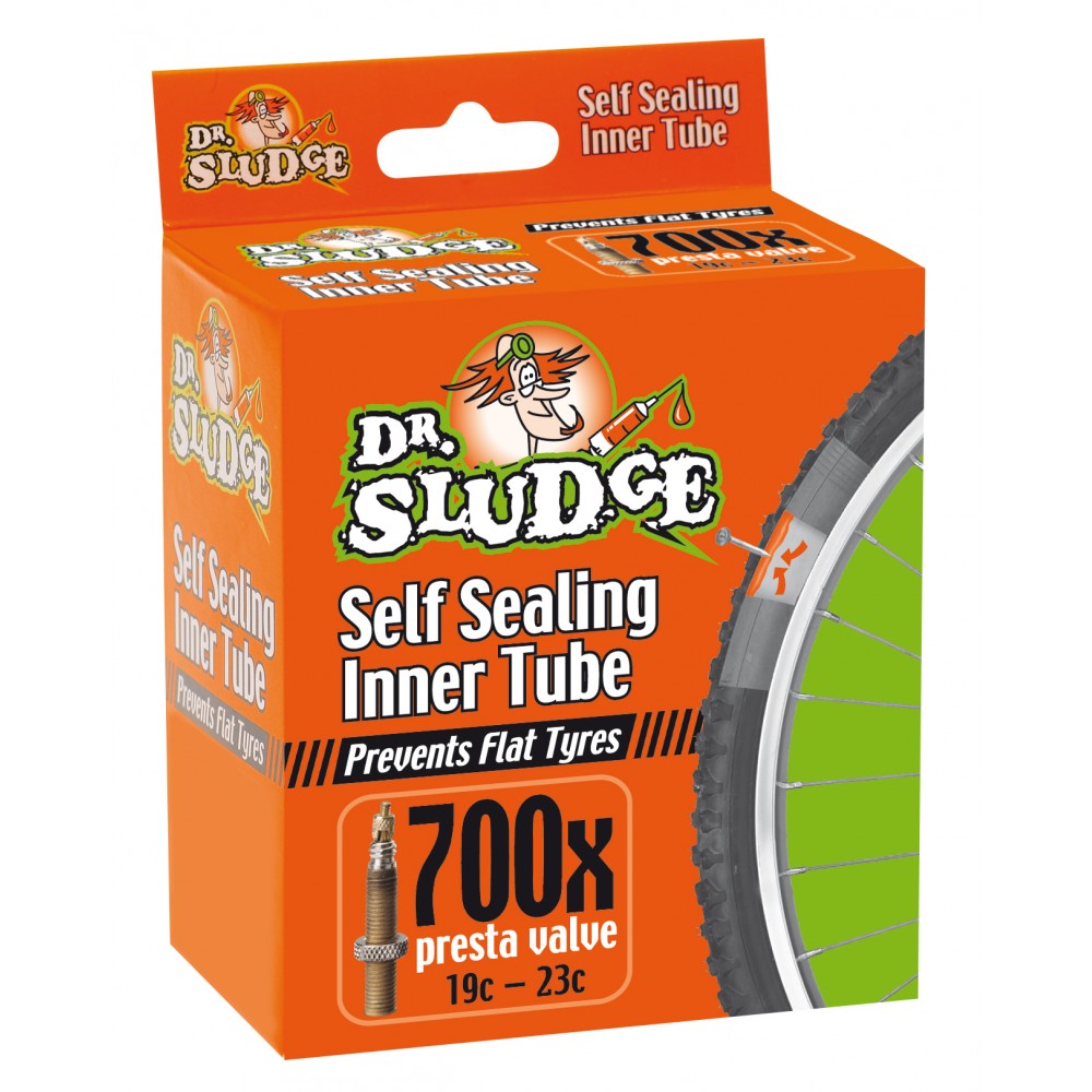 Image for Dr Sludge 4016 700 x 19c - 25c Presta Puncture Protection Inner Tube
