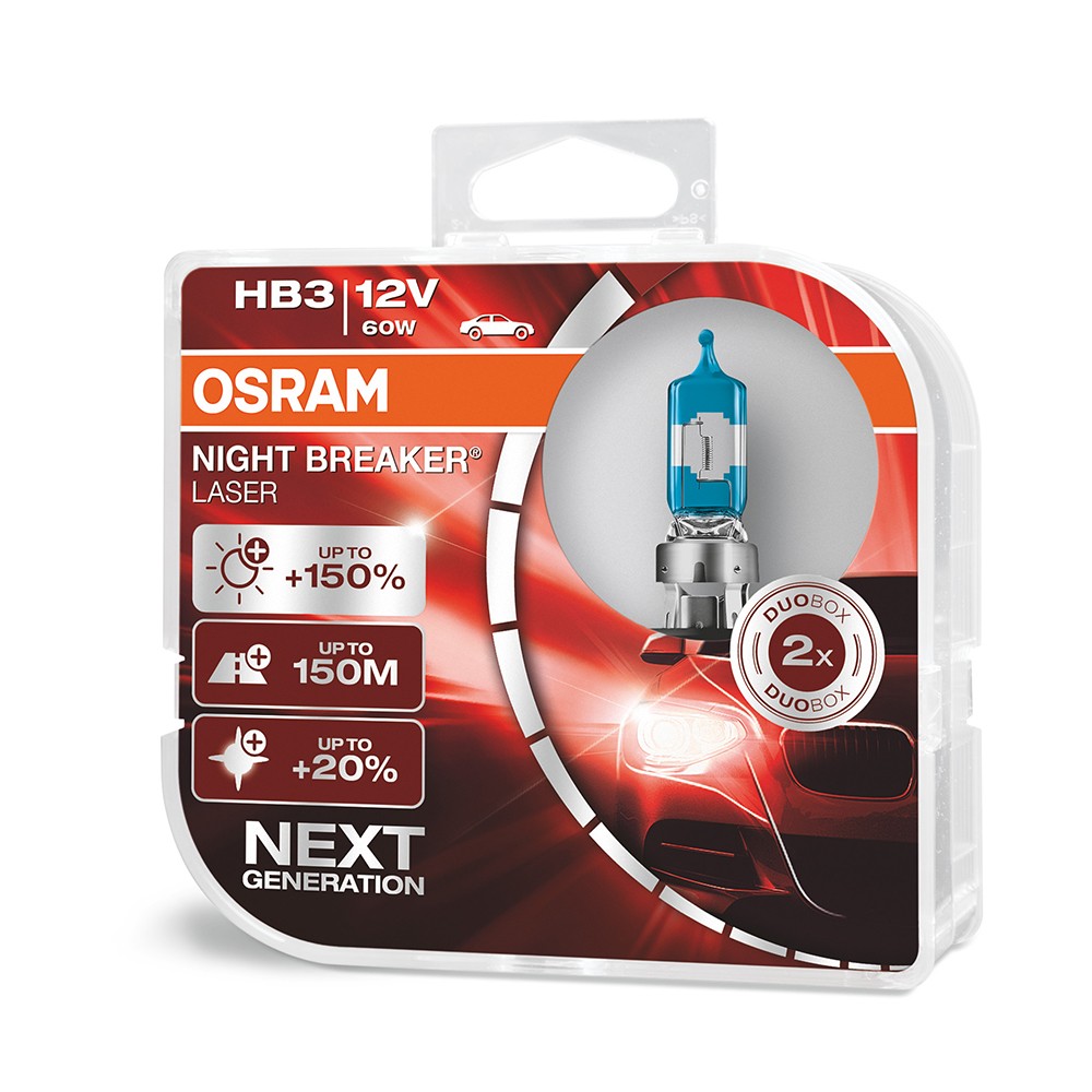 Image for HB3 NIGHT BREAKER LASER +150 TWIN PACK