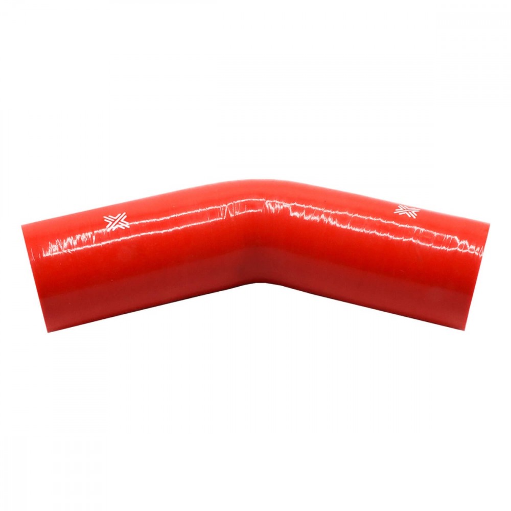 Image for Pipercross Performance Silicone HoseRed 45Ã‚Â° 63mm bore  152mm