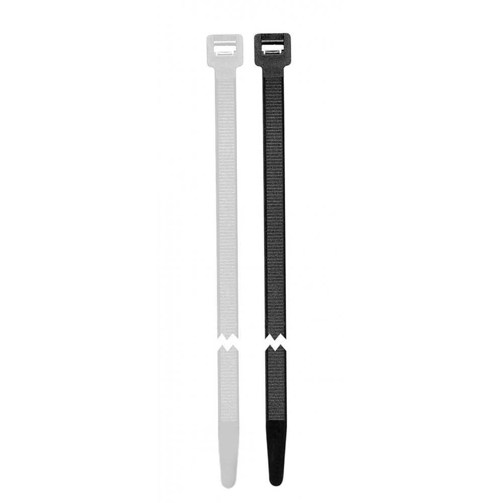 Image for Pearl PTW03 Cable Ties 4.6mm X 200mm Black X 100