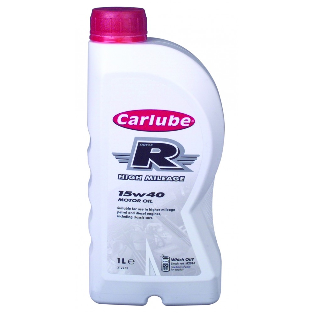 Carlube Triple R 15w40 High Mileage Semi Synthetic Engine 