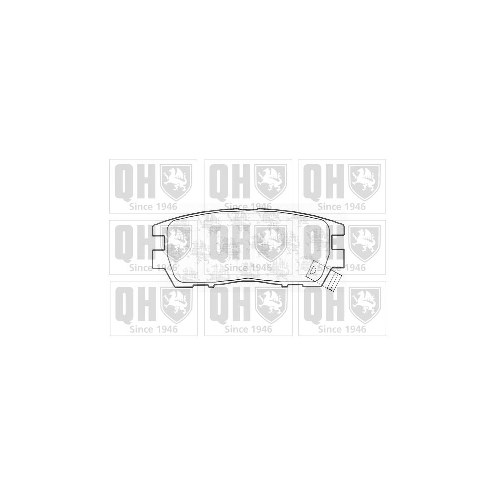 Image for QH BP761 Brake Pad Set