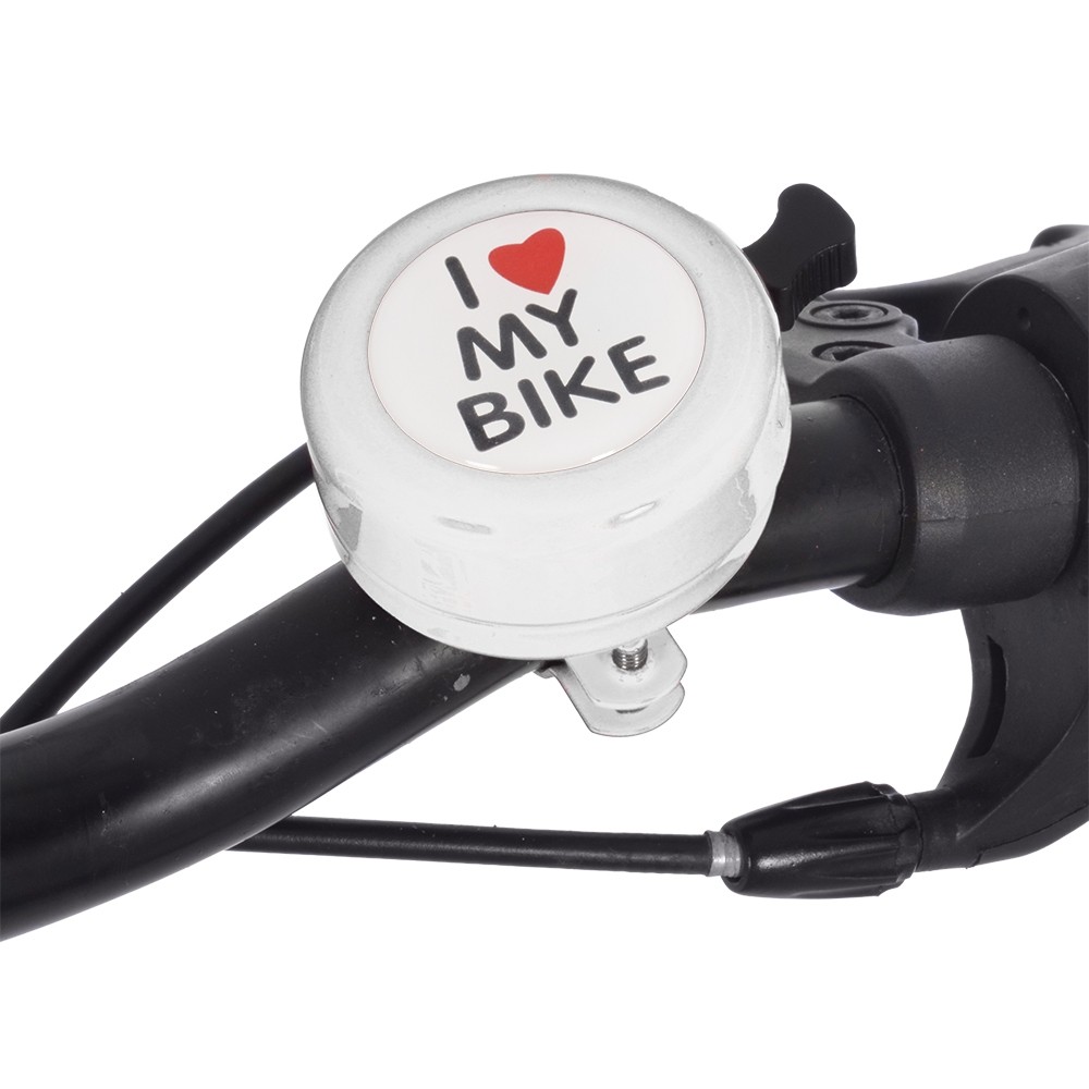 Image for Oxford BE160W I Love My Bike Bell White