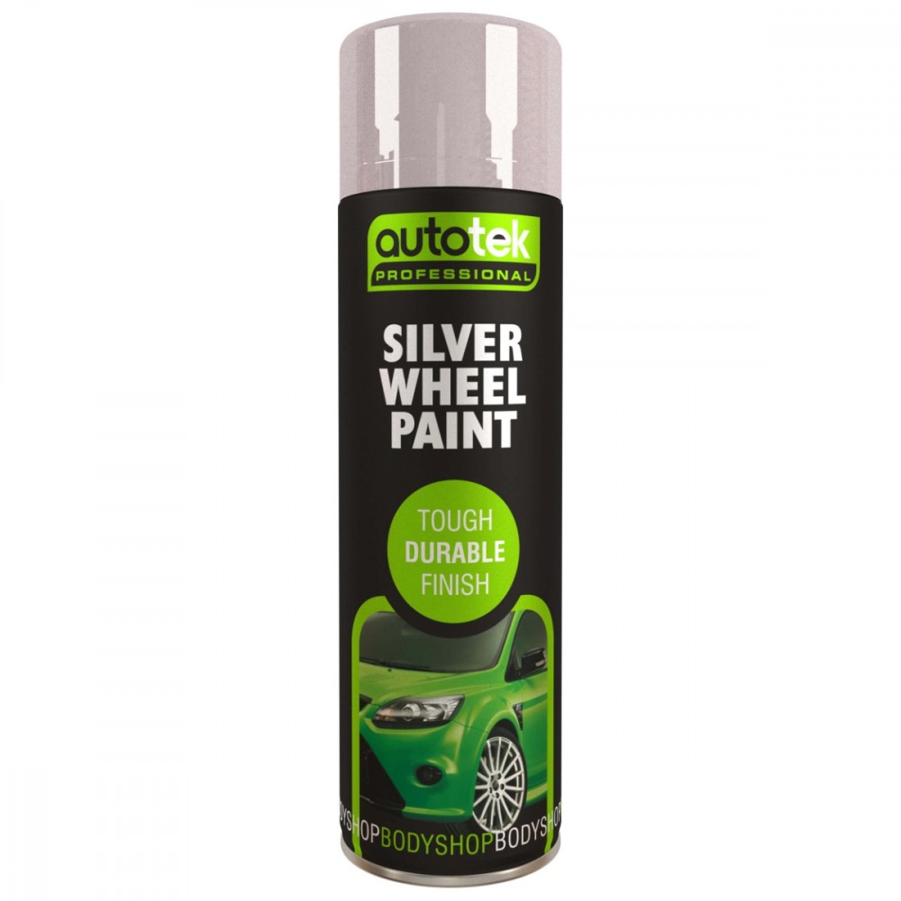 Image for Autotek Silver Wheel Spray Paint 500ml