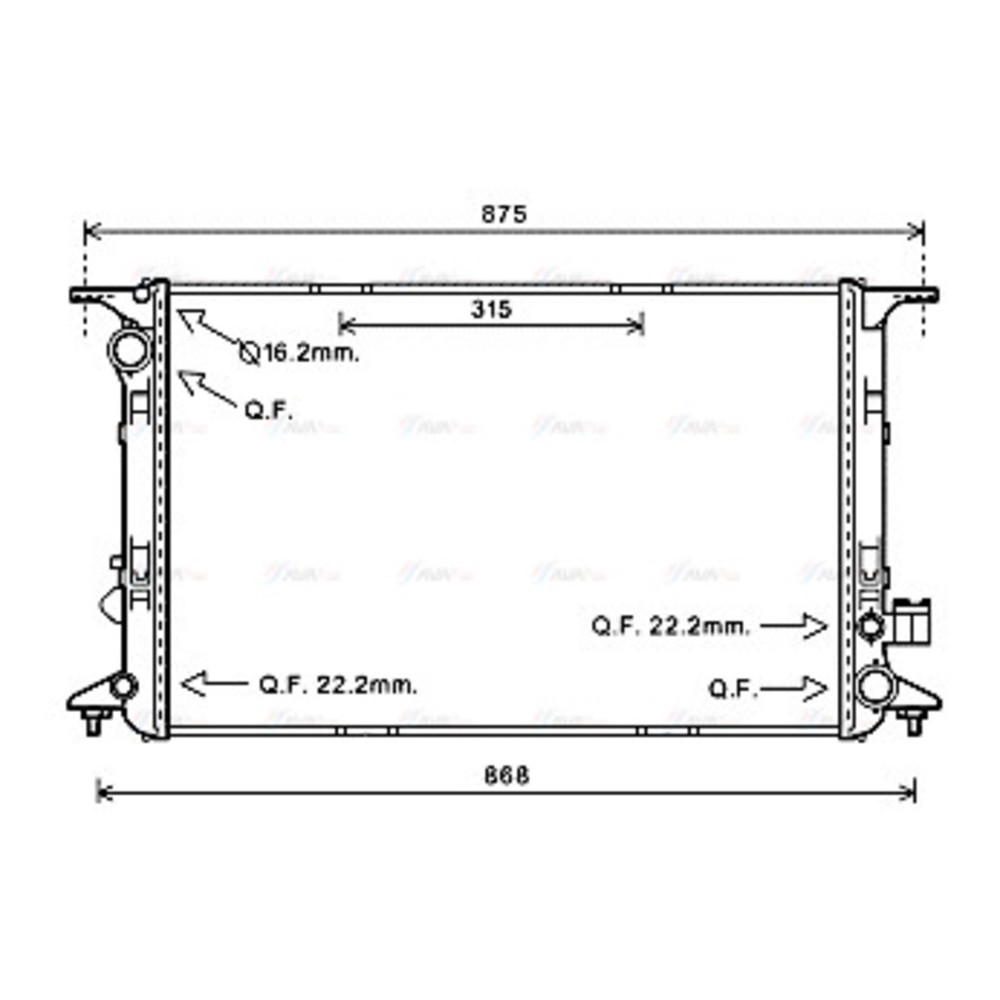 Image for AVA Cooling - Radiator