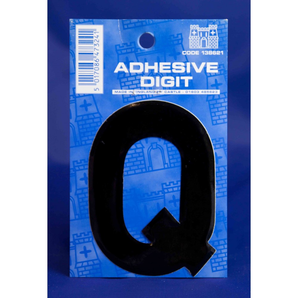 Image for Castle BQ Q Self Adhesive Digits Blk 3inc