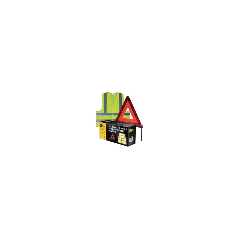 Image for AA Car Essentials PUB14871 Triangle And Hi-Vis Vest