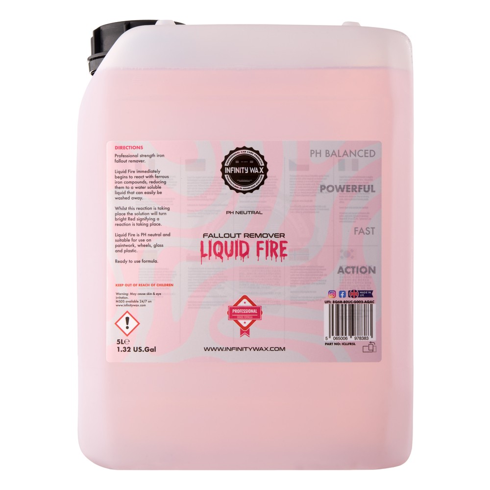 Image for Infinity Wax Liquid Fire Fallout Remover 20L