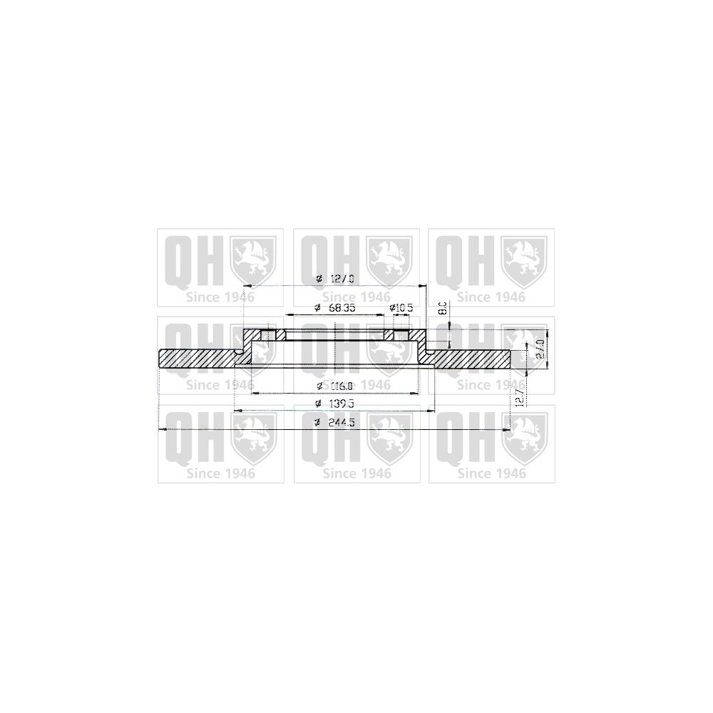 Image for QH BDC3234 Brake Disc