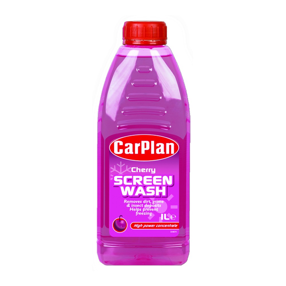Image for CarPlan FSW163 Cherry Fragranced Concentrated Screenwash 1L