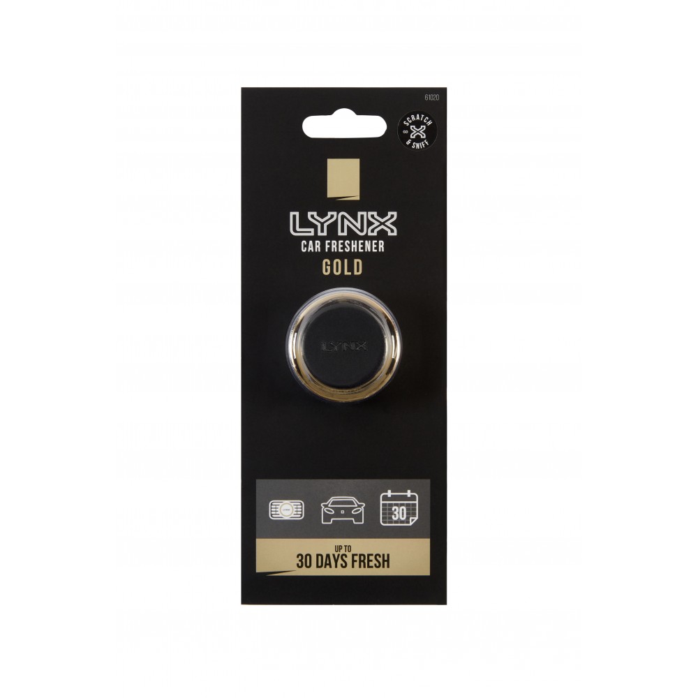 Image for Lynx Mini Vent Air Freshener Gold