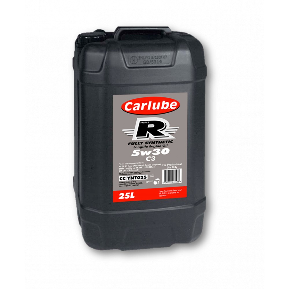 Carlube YNT025 Triple R 5W-30 C3 Longlife Fully Synthetic 