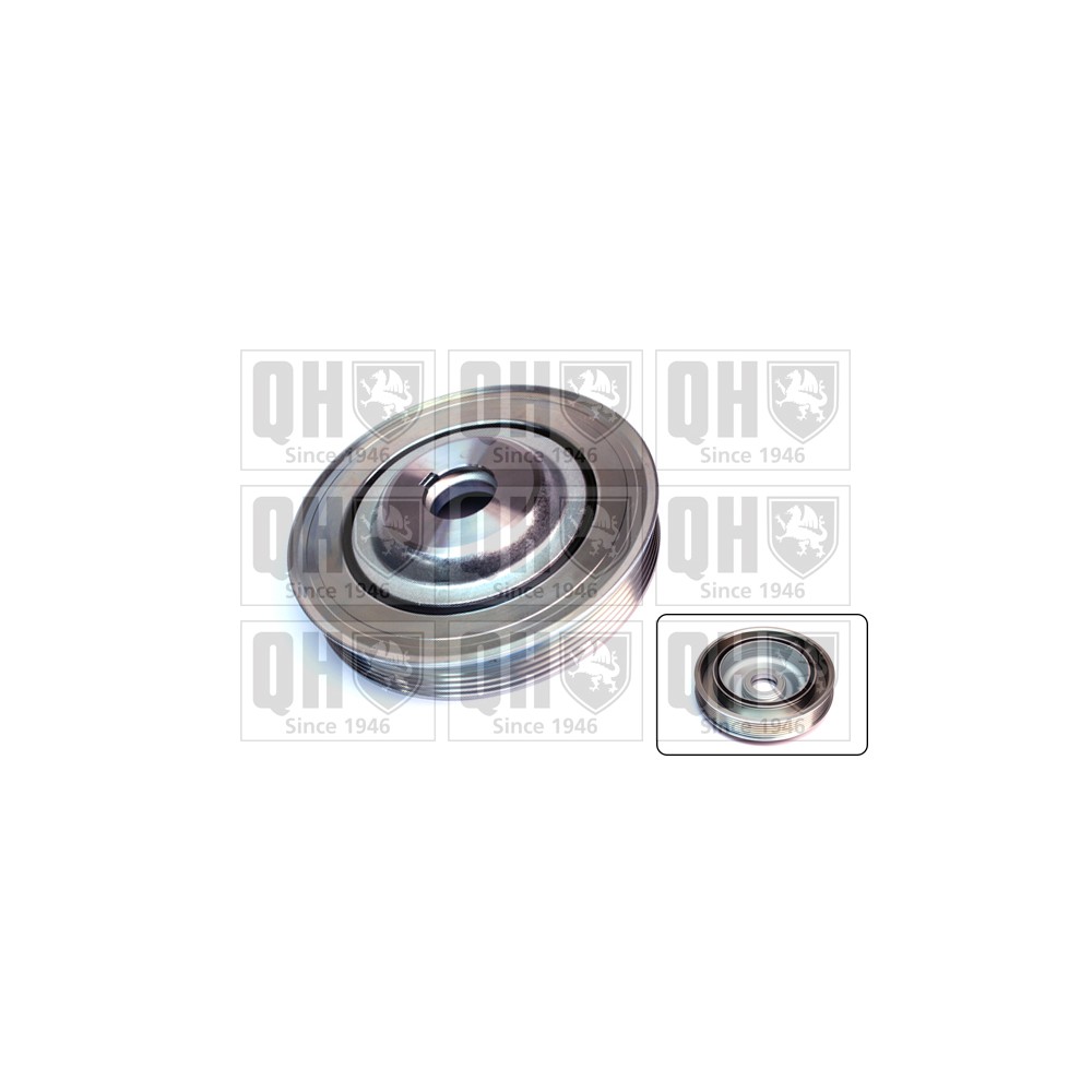 Image for QH QCD128 Crankshaft Damper Pulley