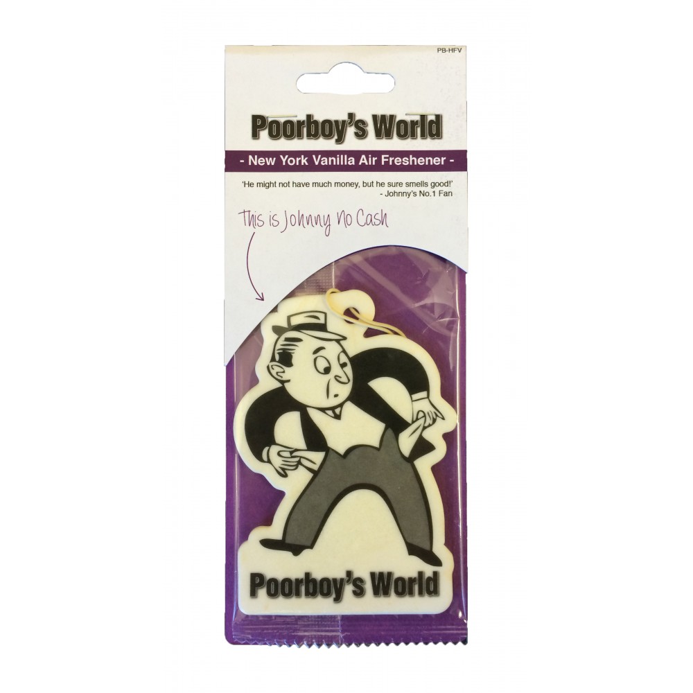 Image for Poorboys World PBHFV Poorboys Hanging Air Freshener - Vanilla