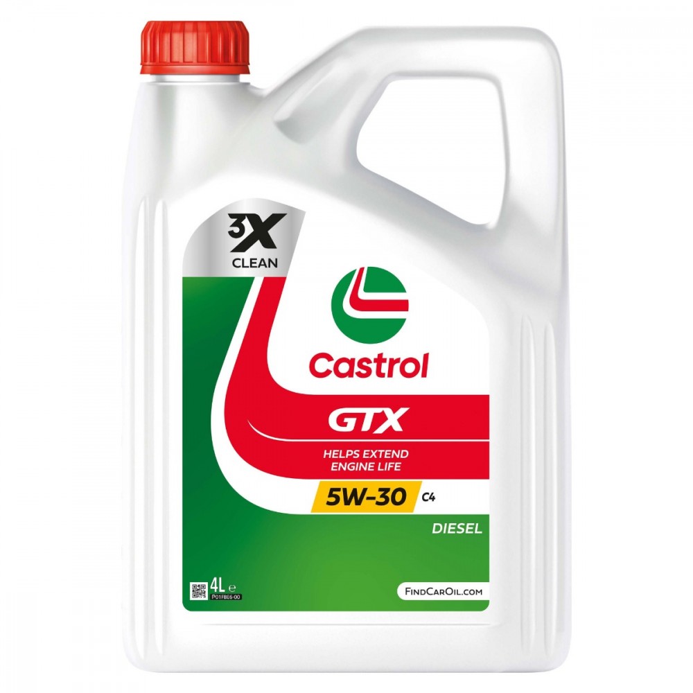 Image for Castrol GTX 5W-30 C4 Engine Oil 4L