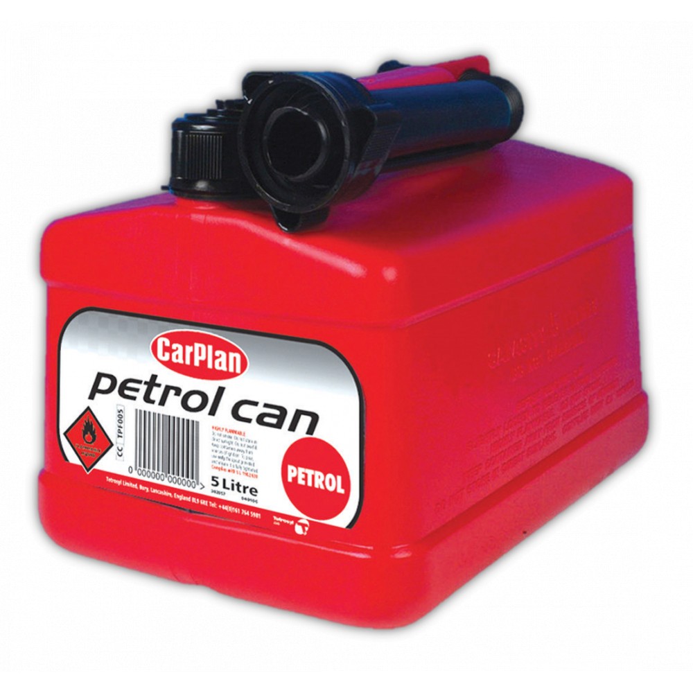 Image for CarPlan TPF005 Tetra Can - Red 5Ltr
