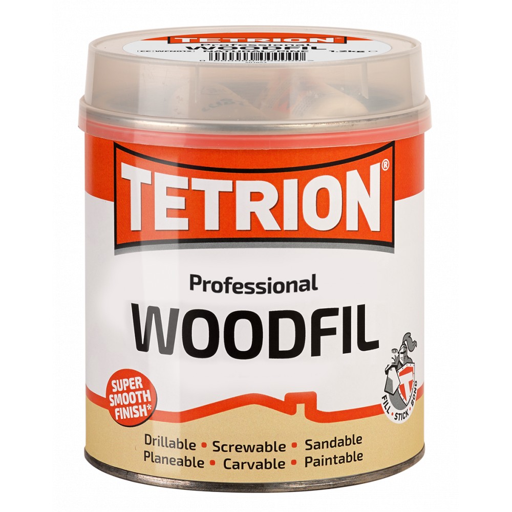 Image for Tetrion WFW012 Woodfil 2K Filler - White 1.2Kg