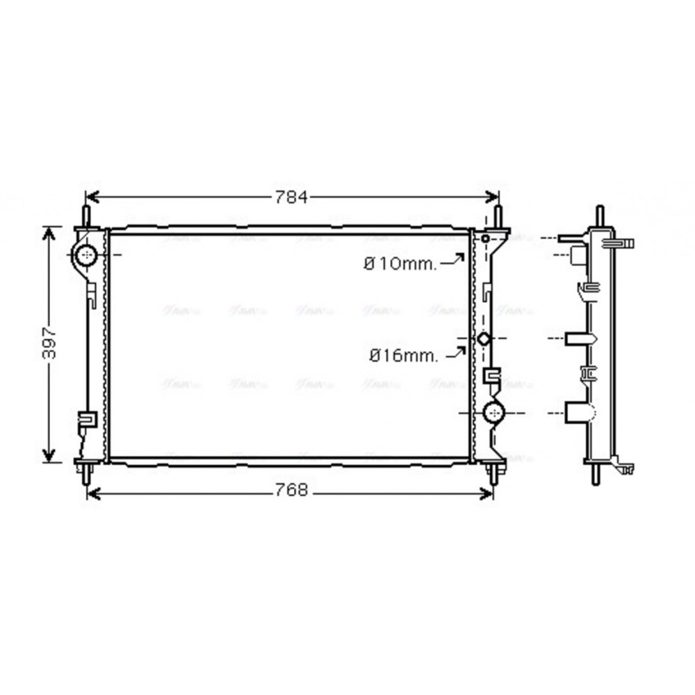 Image for AVA Cooling - Radiator