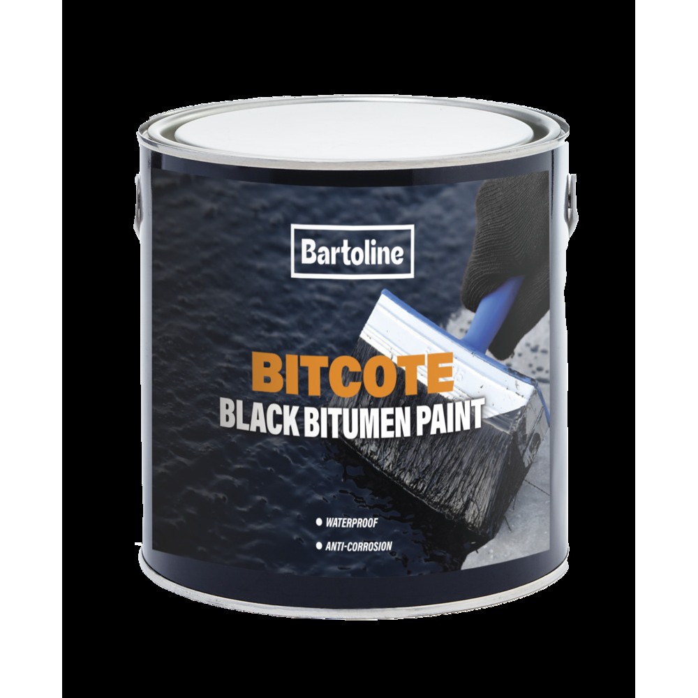 Image for Bartoline Bitcote Black Bitumen Paint 2.5L