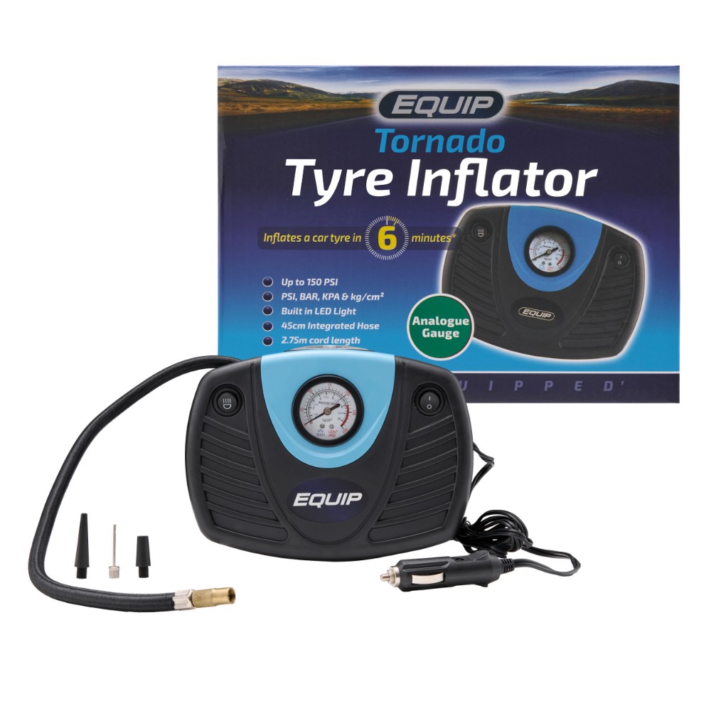 Image for Equip Tyre Inflator Analogue Gauge