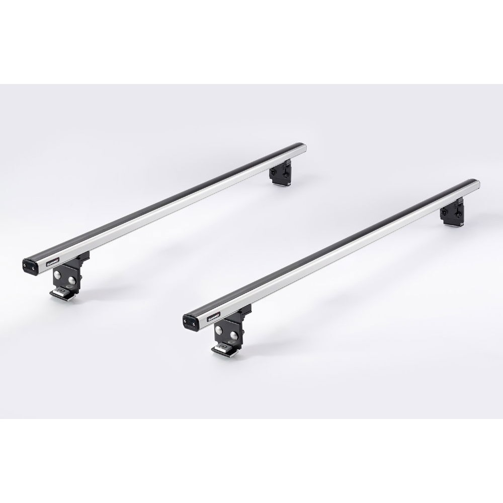 Image for Summit Commercial Aluminium 2 Fixed Roof Bars w/mounts 1.25m