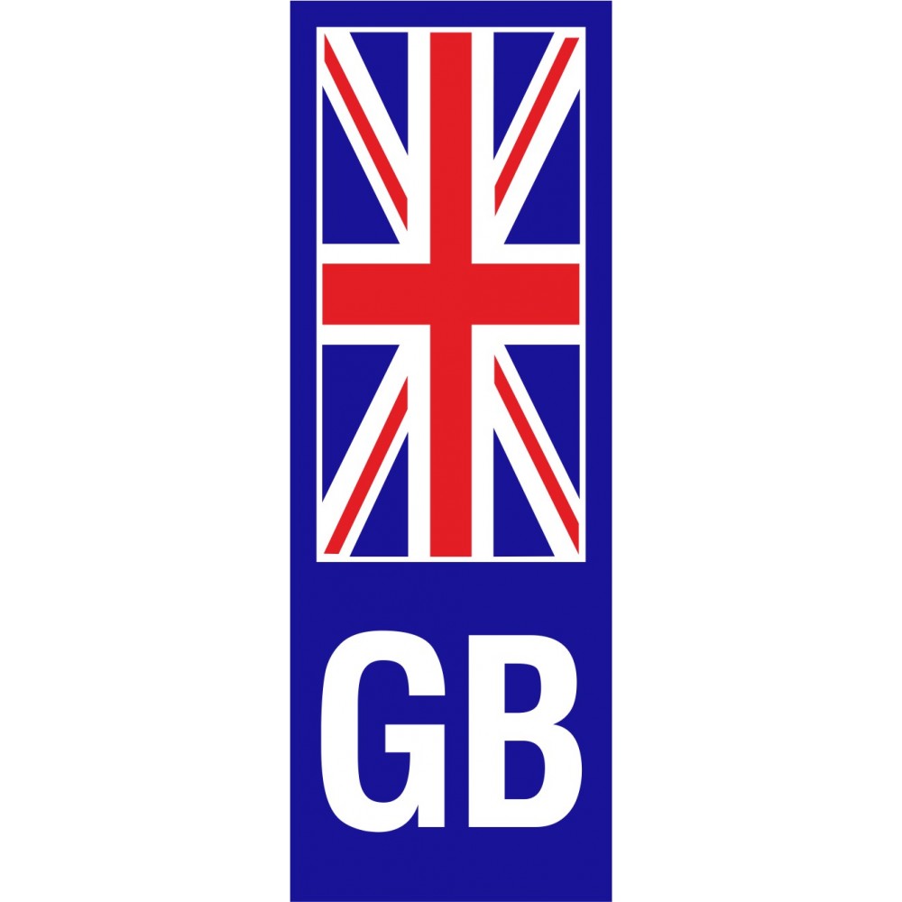 Image for Castle V603 Union Jack GB No Plate