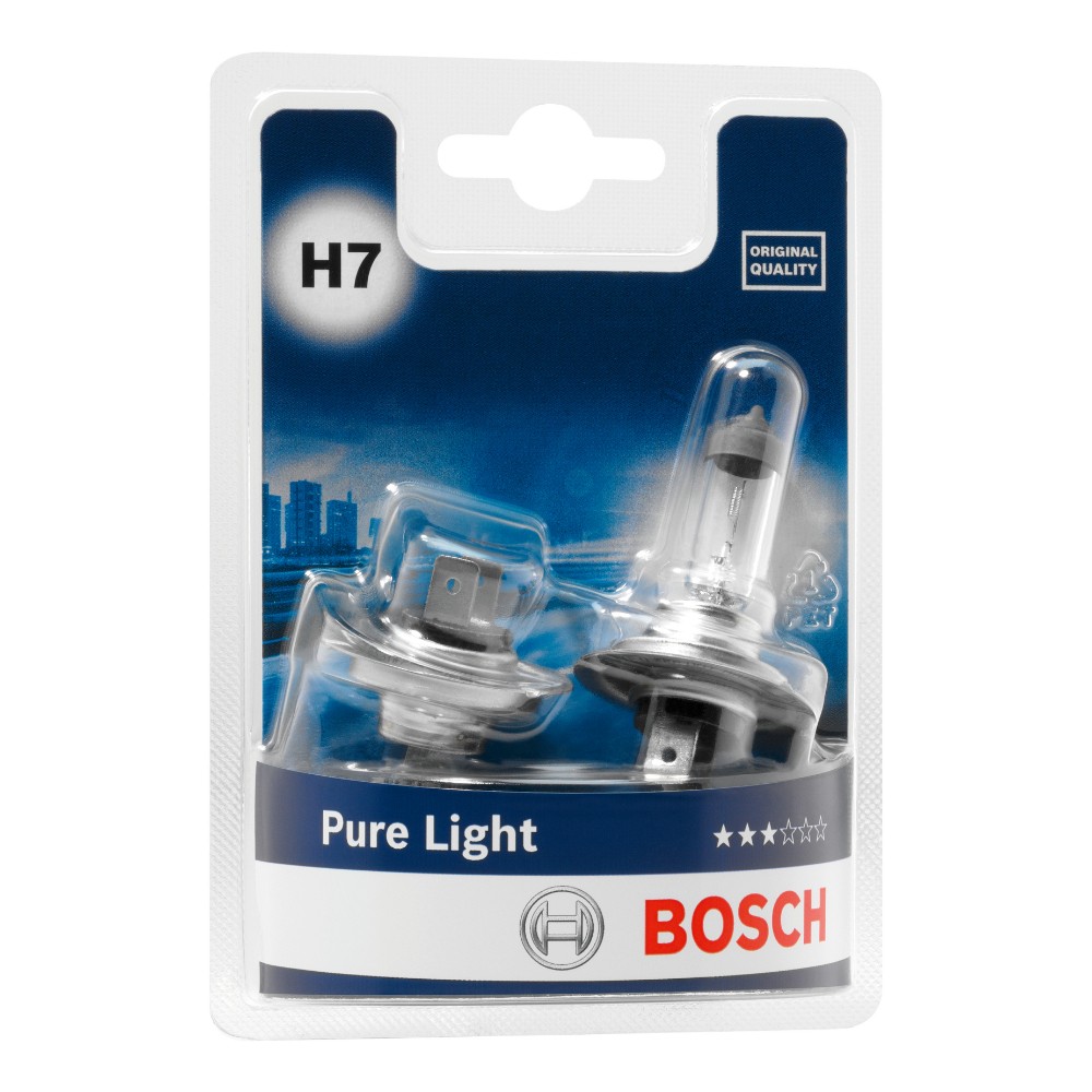 Image for Bosch Pure Light H7 12V 55W Set