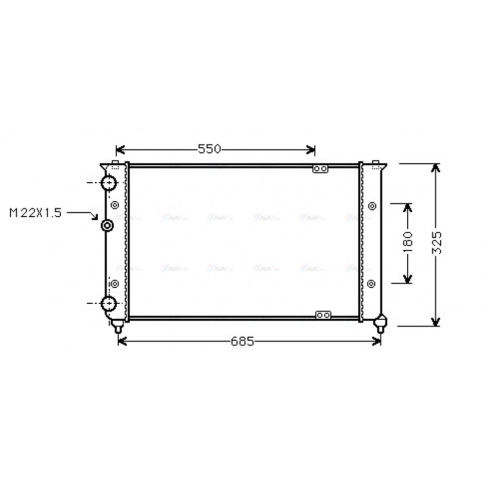 Image for AVA Cooling - Radiator