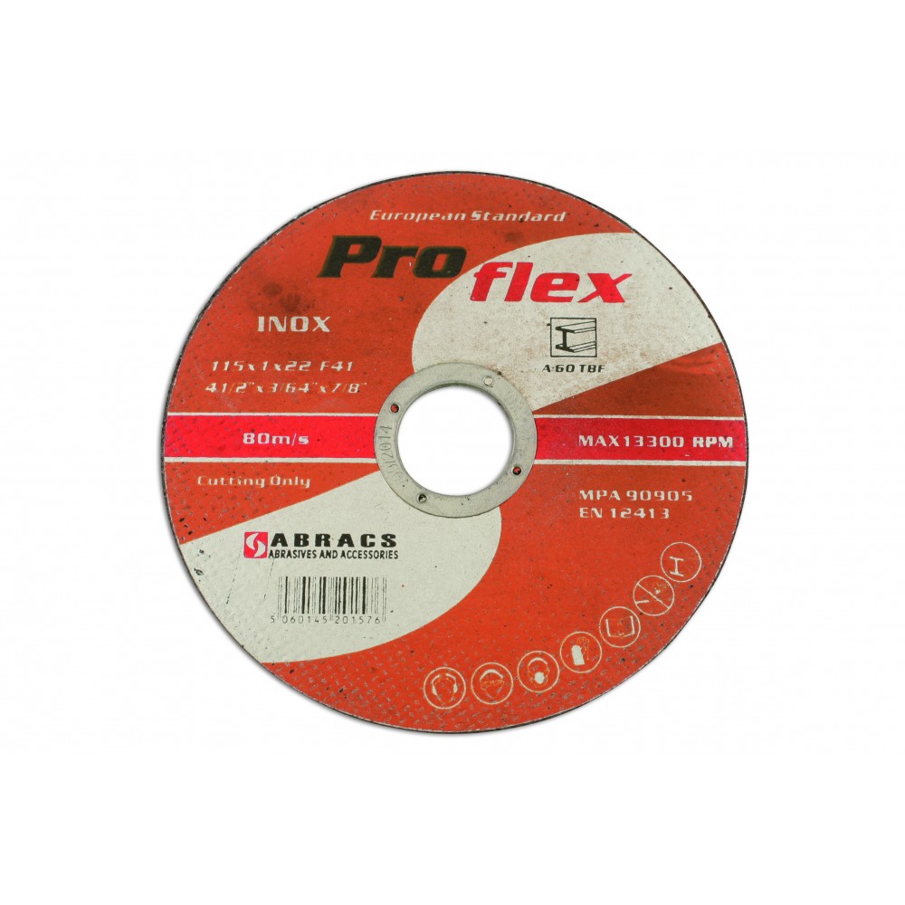Image for Connect 32068 Abracs 115mm x 1.0mm Extra Thin Discs Tin 10