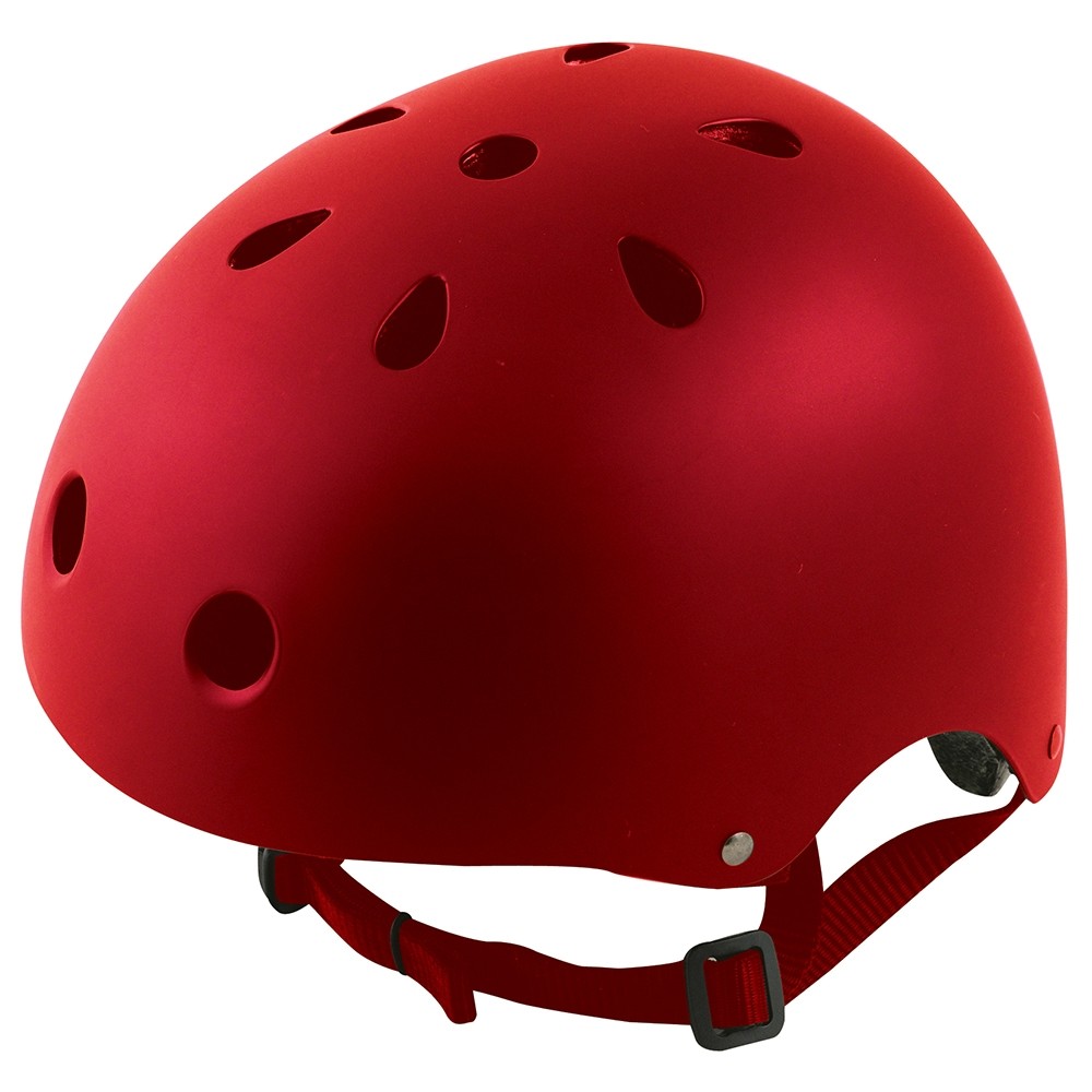 Image for Oxford BOMBM1 Bomber Matt Red Medium 54-58cm Helmet