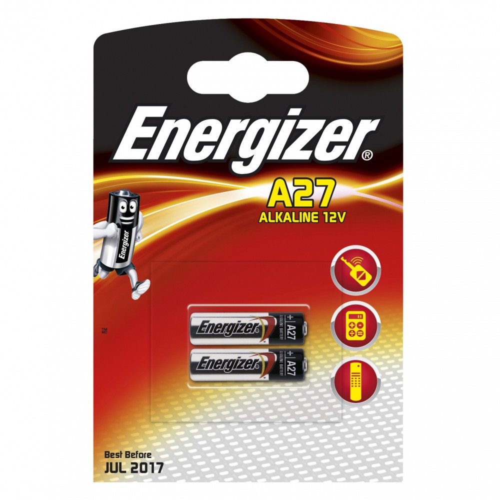 Image for Energizer E300832500 A27 Alkaline Battery Pack 2