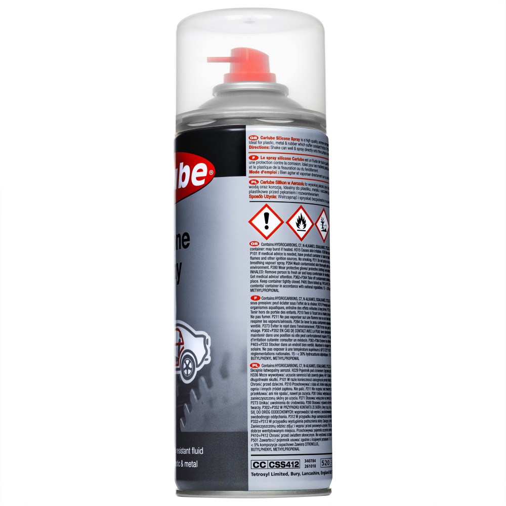 Carlube Silicone Spray 400ml - Tetrosyl Express Ltd