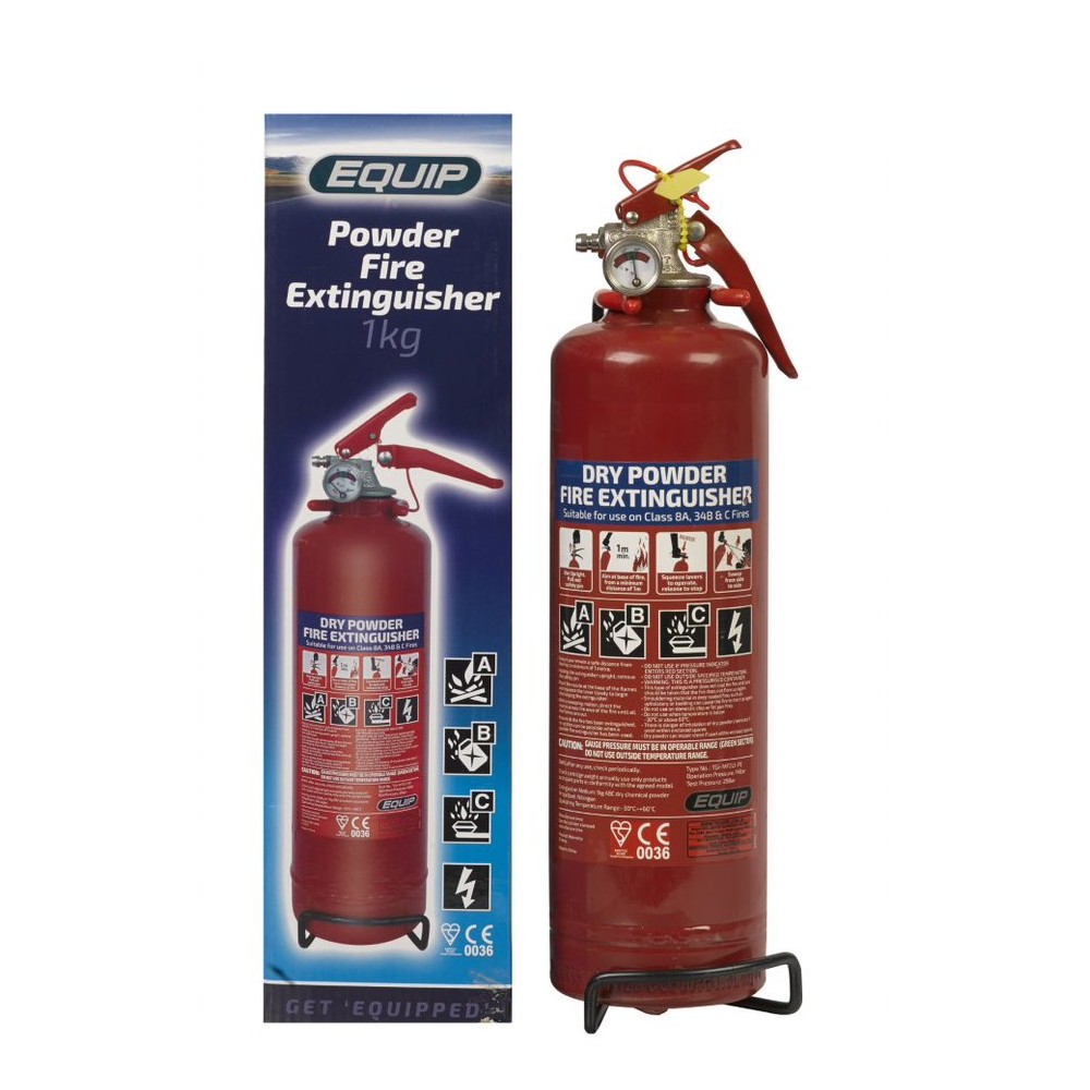 Image for Equip EFE001 1KG Dry Chemical Powder Fire Extinguisher