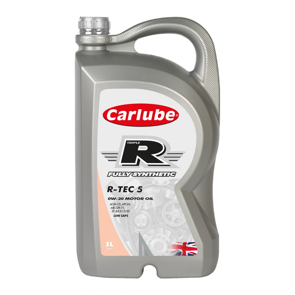 Image for Triple-R R-TEC-5 0W-20 C5 Fully Synthetic 5 Litre