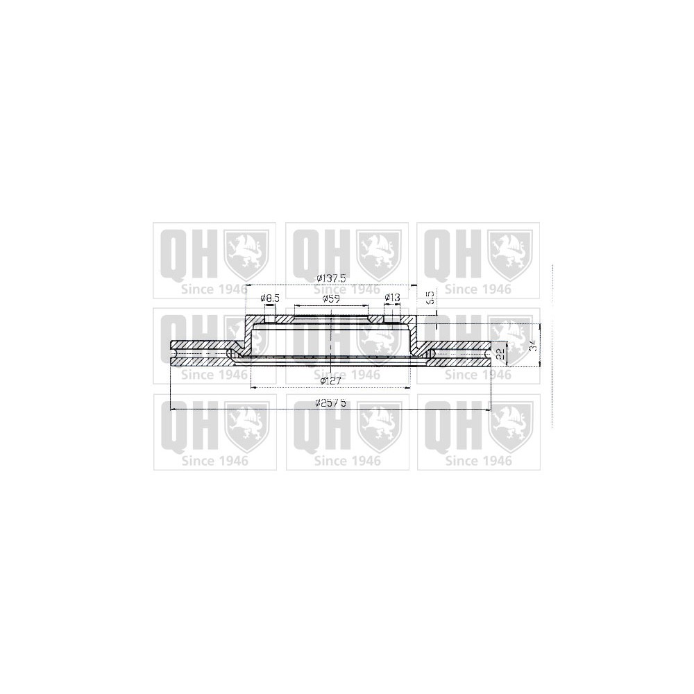 Image for QH BDC4674 Brake Disc