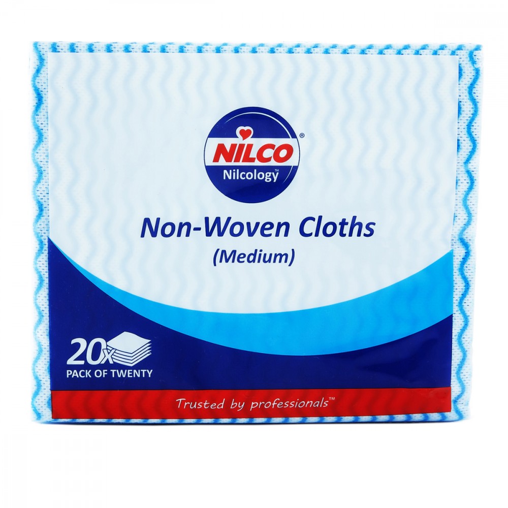 Image for Nilco Non-Woven Cloth Blue Medium 20pcs