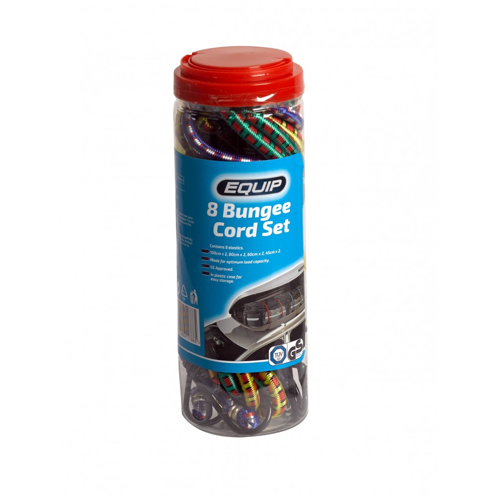 Image for Equip EBC004 8Piece Bungee Cord Set