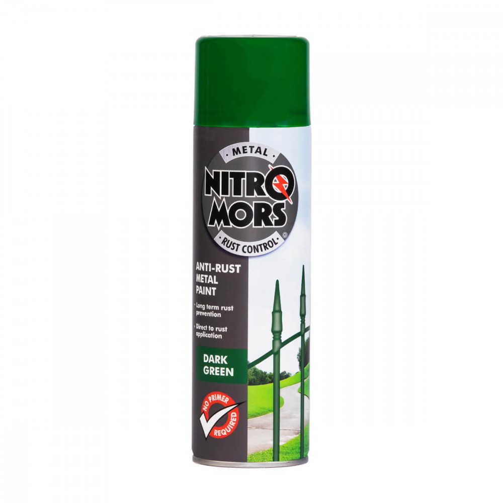 Image for Nitromors Smooth Metal Paint Dark Green