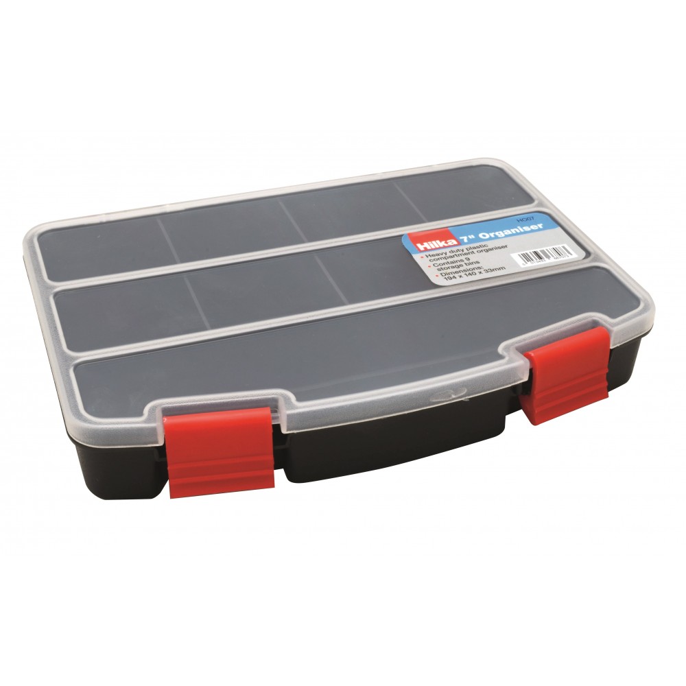 Image for Hilka HO07 Heavy Duty Plastic Compartment Organiser